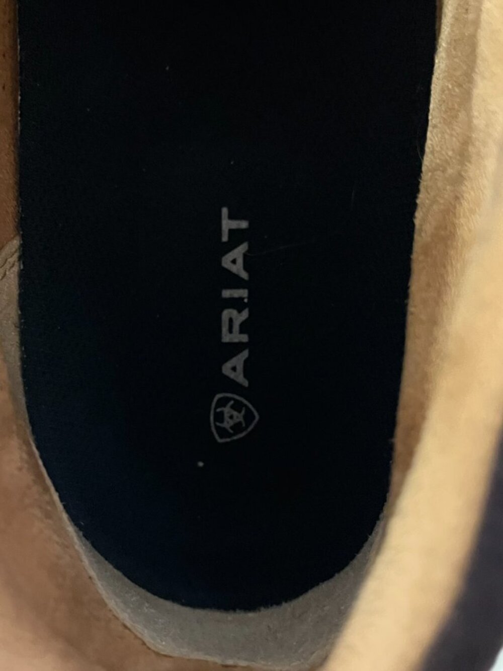 Ariat Boots Clean Country Suede Moc Toe Fudge Brown Mid Cut Ankle Men's 13D - Picture 10 of 11